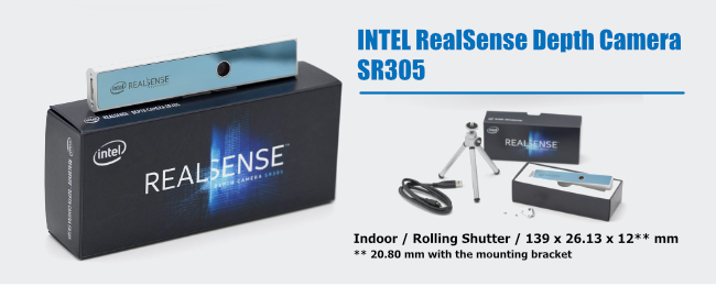 ウェブカメラ　Intel RealSense Depth Camera