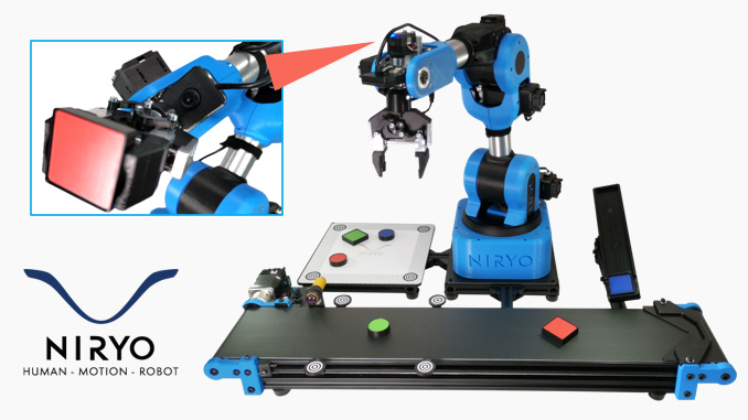 ロボットアーム Ned/Niryo One 対応 ピッキングシミュレーションに適したオプション (Ecosystem) |  研究開発者向け情報発信メディア TEGAKARI