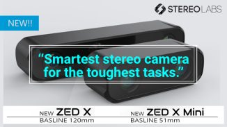 Stereolab ZED X and ZED X mini stereo camera