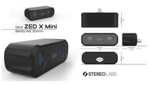 ZED X Mini Stereo Camera Baseline 50mm