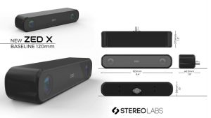 ZED X Stereo Camera Baseline 120mm